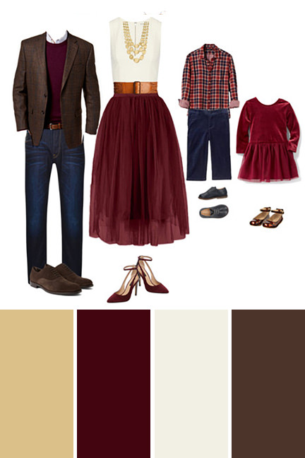 christmas color outfits